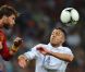 Jérémy Ménez lors de la défaite de l'équipe de France en quart de finale de l'Euro 2012 face à l'Espagne (2-0) le 23 juin 2012 à Donetsk