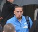 Franck Ribéry lors de l'arrivée de l'équipe de France au Bourget le dimanche 24 juin 2012 après son élimination de l'Euro