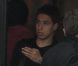 Samir Nasri lors de l'arrivée de l'équipe de France au Bourget le dimanche 24 juin 2012 après son élimination de l'Euro