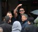 Jérémy Ménez lors de l'arrivée de l'équipe de France au Bourget le dimanche 24 juin 2012 après son élimination de l'Euro