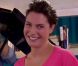Alessandra Sublet émue pour son départ en congé maternité dans  C à Vous , sur France 5 , le jeudi 17 mai 2012.