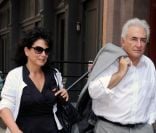 Dominique Strauss-Kahn et Anne Sinclair le 12 juillet 2011 à New York