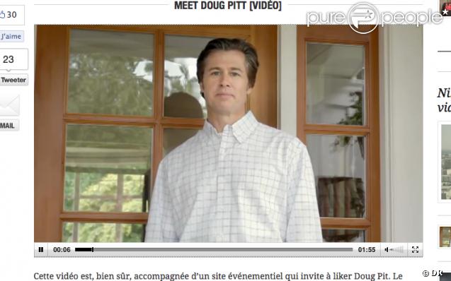 Doug Pitt, petit frère de Brad Pitt, dans une excellente publicité Virgin Mobile. Juillet 2012.