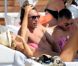 Andrea Pirlo, sa femme Deborah et leurs enfants Niccolo et Angela profitent de vacances familiales à Ibiza le 6 juillet 2012