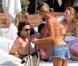 Andrea Pirlo, sa femme Deborah et leurs enfants Niccolo et Angela profitent de vacances familiales à Ibiza le 6 juillet 2012