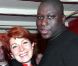 Mouss Diouf et Véronique Genest à Paris, en 2003.