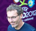 Laurent Blanc en juin 2012 en Ukraine.