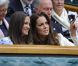 Kate Middleton et sa soeur Pippa étaient réunies à Wimbledon pour encourager depuis la loge royale Andy Murray en finale du tournoi londonien, dimanche 8 juillet 2012. Malgré l'Andymania de toute la nation et des people, l'Ecossais s'est incliné face à Roger Federer, victorieux pour la 7e fois à Wimbledon.