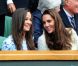 Kate Middleton et Pippa Middleton étaient ensemble à Wimbledon pour encourager depuis la loge royale Andy Murray en finale du tournoi londonien, dimanche 8 juillet 2012. Malgré l'Andymania de toute la nation et des people, l'Ecossais s'est incliné face à Roger Federer, victorieux pour la 7e fois à Wimbledon.