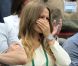 La détresse de Kim Sears devant la défaite de son compagnon Andy Murray en finale du tournoi londonien, dimanche 8 juillet 2012. Malgré l'Andymania de toute la nation et des people, l'Ecossais s'est incliné face à Roger Federer, victorieux pour la 7e fois à Wimbledon.