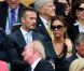 David et Victoria Beckham étaient à Wimbledon pour encourager depuis la loge royale Andy Murray en finale du tournoi londonien, dimanche 8 juillet 2012. Malgré l'Andymania de toute la nation et des people, l'Ecossais s'est incliné face à Roger Federer, victorieux pour la 7e fois à Wimbledon.