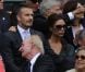 David et Victoria Beckham étaient à Wimbledon pour encourager depuis la loge royale Andy Murray en finale du tournoi londonien, dimanche 8 juillet 2012. Malgré l'Andymania de toute la nation et des people, l'Ecossais s'est incliné face à Roger Federer, victorieux pour la 7e fois à Wimbledon.