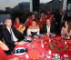 La princesse Stéphanie et son look flamenco lors du dîner-concert annuel au profit de Fight Aids Monaco, au Sporting d'été, le 9 juillet 2012. L'événement a été rythmé par Chico and the Gypsies, et animé par Marc Toesca.