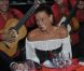 Cernée par les guitares et ravie, la princesse Stéphanie de Monaco a placé le gala estival annuel de Fight Aids Monaco sous le signe des rythmes flamenco, lundi 9 juillet 2012 au Sporting d'été de Monte-Carlo. Chico and the Gypsies ont rythmé la soirée.