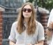 Elizabeth Olsen sur le tournage du film Very Good Girls le 9 juillet 2012 à New York