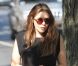 Elizabeth Olsen sur le tournage du film Very Good Girls le 9 juillet 2012 à New York