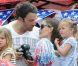 Jennifer Garner et Ben Affleck avec Seraphina le 4 juillet 2012 à Los Angeles