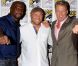 Terry Crews, Randy Couture et Dolph Lundgren lors de la présentation d' Expendables 2  au Comic Con de San Diego, le 12 juillet 2012.