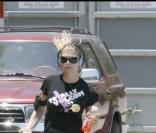 Fergie en plein jogging