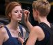 James McAvoy et Jessica Chastain sur le tournage de  The Disappearance of Eleanor Rigby . Juillet 2012 à New York.