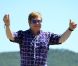 Elton John au Club 55 de St-Tropez, le lundi 16 juillet 2012.