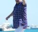 Elton John au Club 55 de St-Tropez, le lundi 16 juillet 2012.