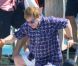 Elton John au Club 55 de St-Tropez, le lundi 16 juillet 2012.