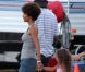 Hally Berry et la petite Nahla sur le tournage de  The Hive , à Los Angeles, le 19 juillet 2012.