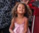 La petite Nahla sur le tournage de  The Hive , à Los Angeles, le 19 juillet 2012.