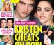 Kristen Stewart et Robert Pattinson en couverture de US Weekly, qui révèle, photo à l'appui en médaillon, la liaison de la comédienne américaine avec le réalisateur Rupert Sanders.