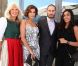 Ingrid Roosen-Trinks, Teri Hatcher, Clemens Schick et Rosario Dawson lors du Festival de Musique de Salzbourg 2012 dont la marque Montblanc est partenaire, en Autriche, le 31 juillet