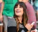 Lea Michele sur le tournage de la série Glee, le 11 août 2012 à New York
