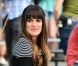 Lea Michele sur le tournage de la série Glee, le 11 août 2012 à New York