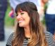 Lea Michele sur le tournage de Glee, le 11 août 2011 à New York