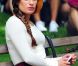 Lea Michele sur le tournage de Glee, le 11 août 2011 à New York