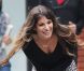Lea Michele sur le tournage de Glee, le 11 août 2011 à New York