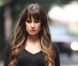 Lea Michele sur le tournage de Glee, le 11 août 2011 à New York