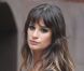 Lea Michele sur le tournage de Glee, le 11 août 2011 à New York