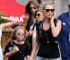 Kate Moss et sa fille Lila Grace dans les rues de Londres, le 11 août 2012
