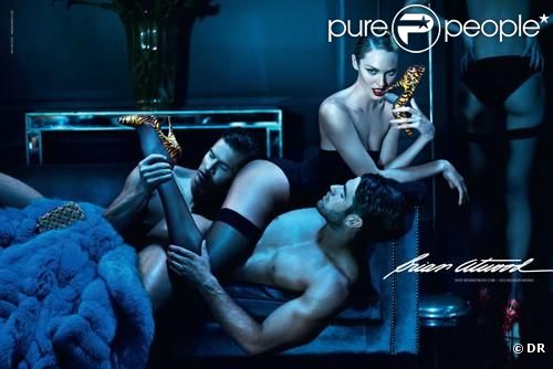 Candice Swanepoel dans la campagne censurée automne/hiver Brian Atwood photographiée par Mert et Marcus