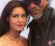 Monica Bellucci et Morgan Freeman lors du Festival du film américain de Deauville 2000 pour le film Under Suspicion