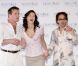Val Kilmer, Michelle Monaghan et Robert Downey Jr. lors du Festival du film américain de Deauville 2005 pour le film Kiss Kiss Bang Bang