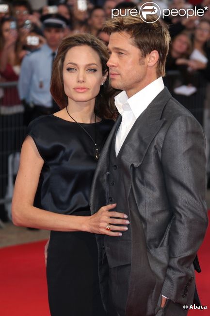 Angelina Jolie et Brad Pitt lors du Festival du film américain de Deauville 2007 pour le film L'Assassinat de Jesse James par le lâche Robert Ford