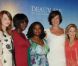 Emma Stone, Viola Davis, Octavia Spencer, Allison Janney et Kathryn Stockett lors du Festival du film américain de Deauville 2011