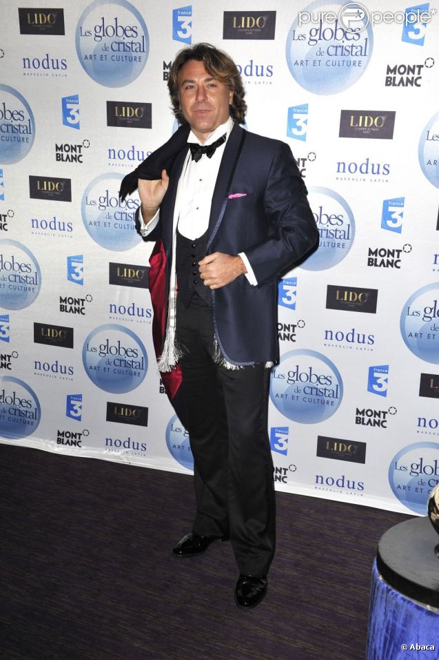 Roberto Alagna aux Globes de Cristal en 2009.