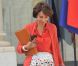 Marisol Touraine, ministre des affaires sociales et de la santé, quitte le Palais de l'Élysée à l'issue du Conseil des Ministres. Paris, le 5 septembre 2012.
