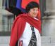 Dominique Bertinotti, ministre déléguée à la famille, quitte le Palais de l'Élysée à l'issue du Conseil des Ministres hebdomadaire. Paris, le 5 septembre 2012.