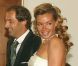 Ingrid Chauvin et Thierry Peythieu le jour de leur mariage en août 2011 dans le sud de la France