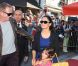 Salma Hayek, son mari François-Henri Pinault et leur fille Valentina à Deauville le 7 septembre 2012