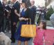 Salma Hayek, son mari François-Henri Pinault et leur fille Valentina à Deauville le 7 septembre 2012